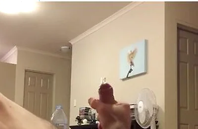 Side View With Nice Cum Ropes Jerk