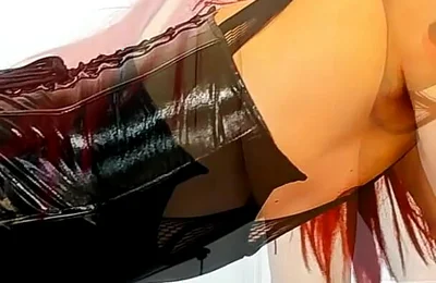 The Redhead Slut Simone and Her Fuck Machine