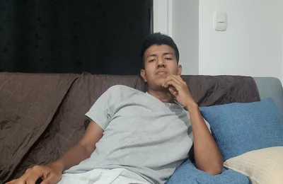 Young Latin Indian Man Sucking Huge Cock