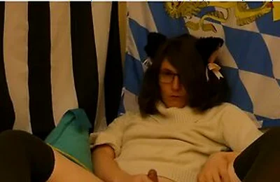 Catboy Masturbates To Pitiful