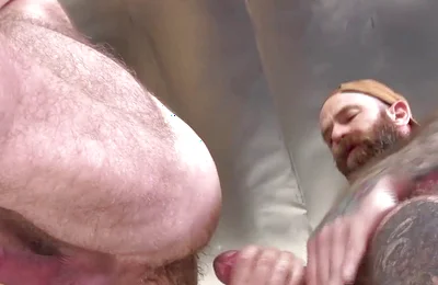 Bearfilms Tattooed Brooklyn Bear Fucked by Sam Black