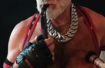 Nipple Muping While Smoking Gar