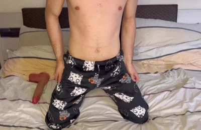 Slut in Blue Thong Gay Twink Big Ass