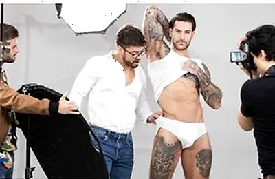 Men - Dann Grey Watches Papi Kocic Posing For A Photoshoot And Wonders What His Cock Would Feel Like