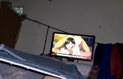 Nobita Rubbed Her Stepmother's Breasts, All the Water From Her While Bathing.